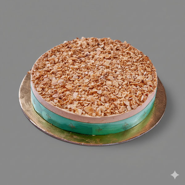 Gelato Cake Caramel Caramelized Almond