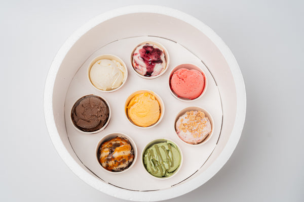 Gelato 8 scoops in one Box